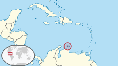 Island Curacao Map
